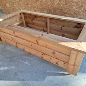 Pakelta lysvė  1,5 m x 0,75 m x h 38 cm,  impregnuota